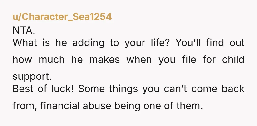 u/BeautifulChaosEnergy So he finically abused you for 3.5 years and now that you’re the “golden goose” he’s already spending all your money? Nope Break up with him now, before you...