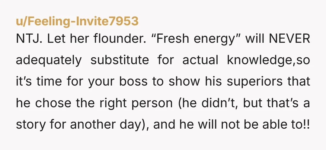 u/Zealousideal-Rent-77 Just out of curiosity, did you actually apply for the open position? I ask because at an earlier job I assumed promotions were handed out to existing workers based...