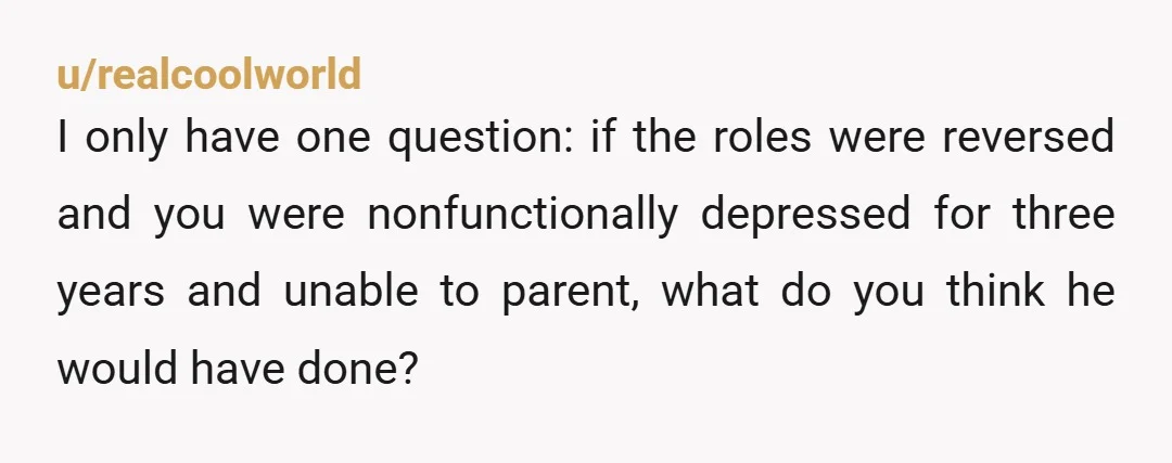 u/SnooRecipes9891 You 'supported' him for 2 years as he wallowed? That's not support that's enabling. He needs to get some help and if he doesn't take it seriously and really...