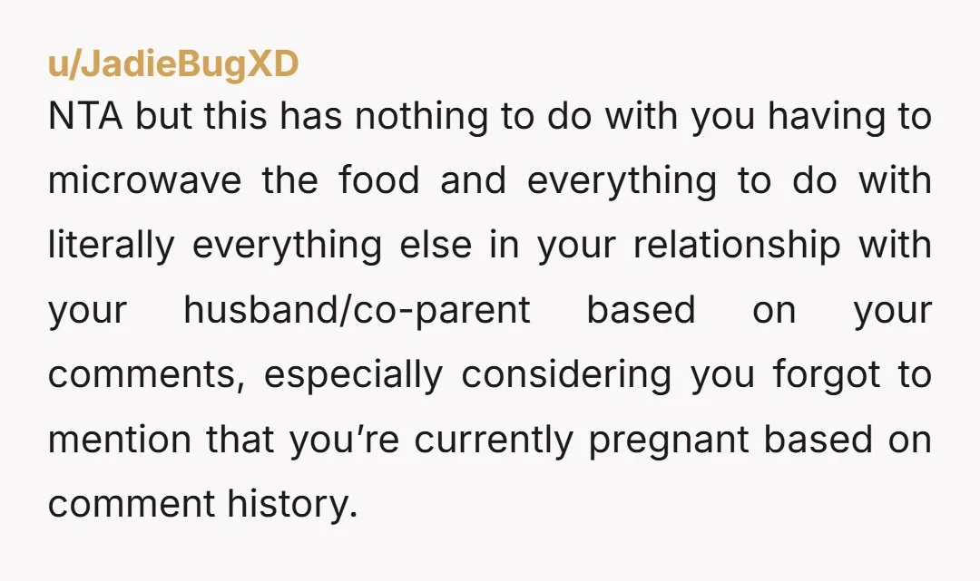 u/Pantherdraws NTA but, Jesus, does this guy even like you? He's acting petty and resentful instead of even trying to be a parent and help you manage the burden of...