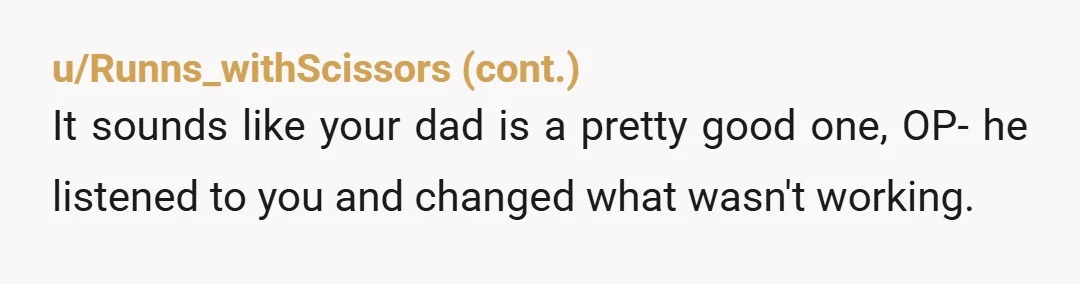u/Apprehensive-East847 You and your dad have a good head on your shoulders. She wasn’t cut out of a conversation because it wasn’t her conversation to begin with. It was a...