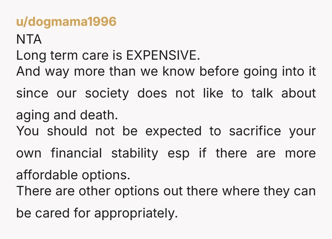 And it’s much harder to do that if all of your resources have already been stretched on a lifestyle they can’t afford and no one actually needs.