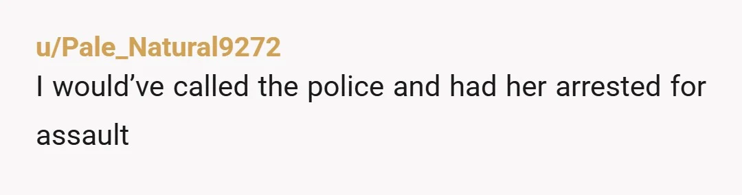 u/Super_Reading2048 Is anyone else worried that Andrea will start stalking OP? At this point I’m wondering if they might want to file a police report and press charges (the gym...