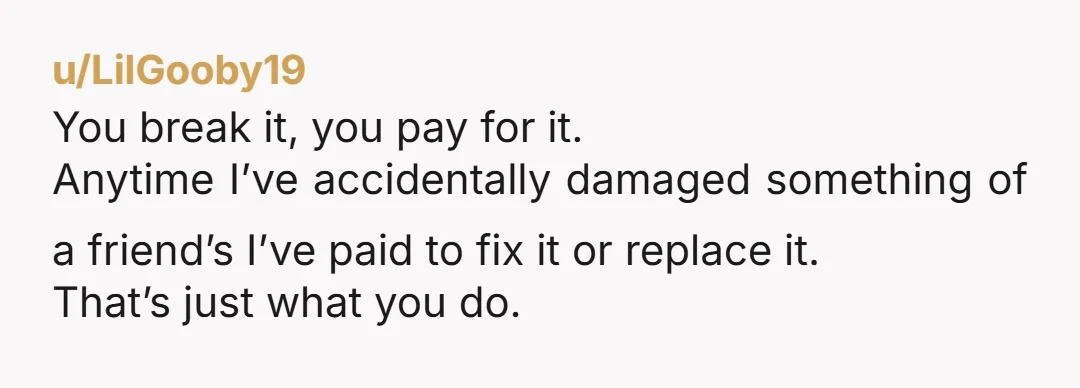 u/caryn1477
NTA but I wouldn't stay with somebody who betrayed me like this.
She damaged your car.
She should take responsibility.
This is not okay.