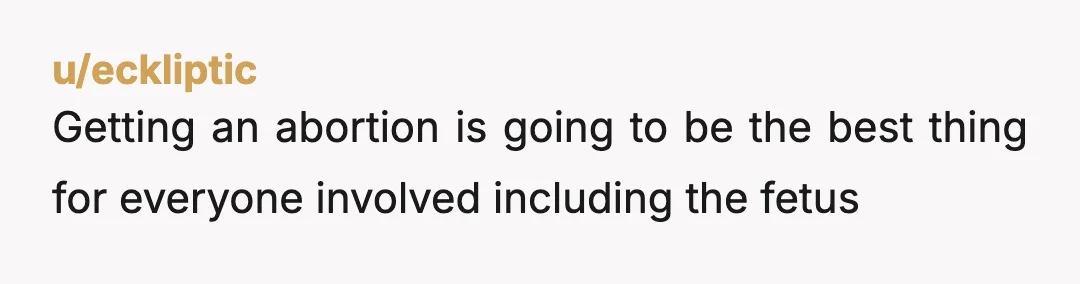 u/Jumpy_Look9784 NTA. What you said was harsh, but it sounds like it came after repeated emotional threats being used in arguments. That’s not healthy communication. Pregnancy hormones and anxiety can...