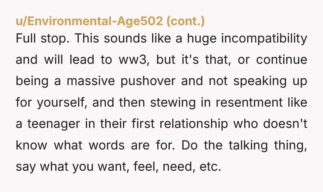 u/siriuslyyellow Tell her 50/50 works for things for both of you that you agreed to. (Honestly 40/60 is more fair with you paying 60% based on your incomes, but if...