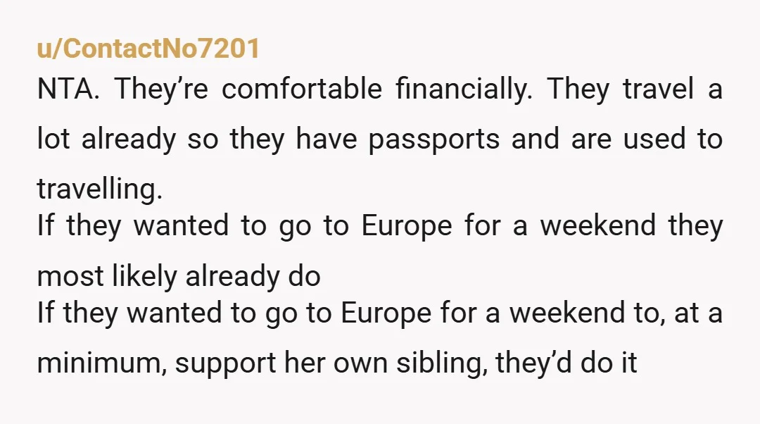u/RevolutionaryPair871 Absolutely NTA. The only reason she's saying "everyone" thinks the wedding is too expensive is because her position is unreasonable and she wants to make you think her flimsy...
