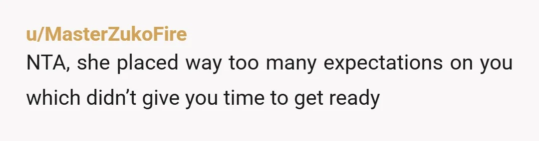 u/bentscissors
Why wouldn’t you just say no? No one forced you.
ESH… y t a to yourself for not sticking to your word.