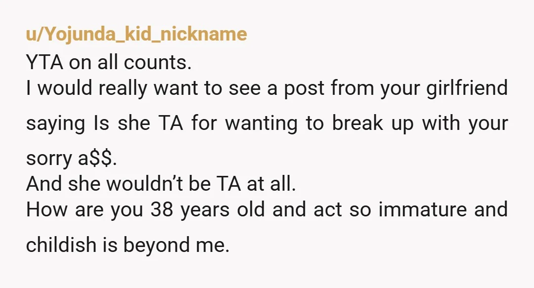 u/Lopsided_Tomatillo27
YTA
She didn’t agree to take care of your animals indefinitely. You’re being unreasonable.