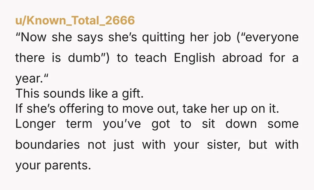 u/OhBingusAhhh NTA. If I made 83k a year at her age (or now, I'm 25) I'd consider myself rich and you can bet your behind I'd never quit even if...