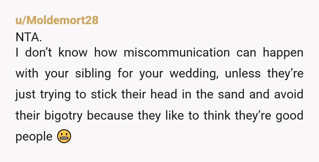 u/CondroX NTA. Misunderstanding my ass you specifically asked why not and were lied to. Yes its their day and they should get to enjoy it but honestly if they have...