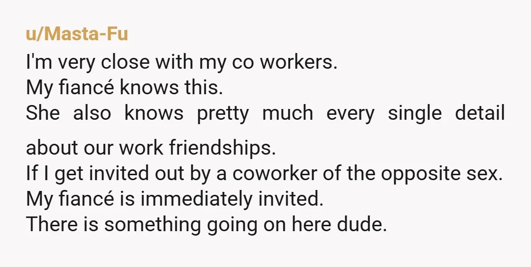 u/dart1126 What is his reason that you’ve never met her yet? Aside from for some reason she never attends company group outings, and have you ever asked why she seems...