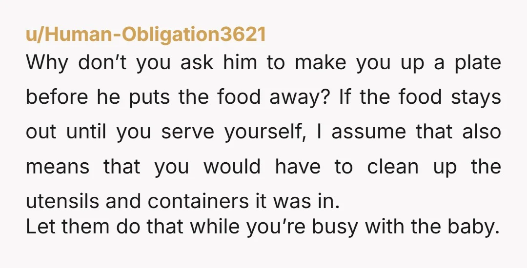 u/Dangerous_Cow_7372 Info needed: do you enjoy eating that late? Why can't hubby start getting the kids ready for bed while you eat? Also I would think an hour-90mins later you're...