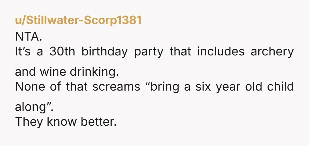 u/ElemWiz NTA. It's your birthday, and you're entitled to celebrate it however you wish (so long as it's legal).