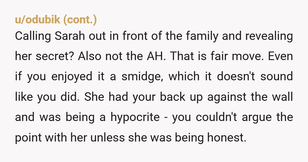u/Oyster5436 NTA for calling your aunt out. TA for taking a class for your brother. Why is it that there are two people in your family cheating like this?
