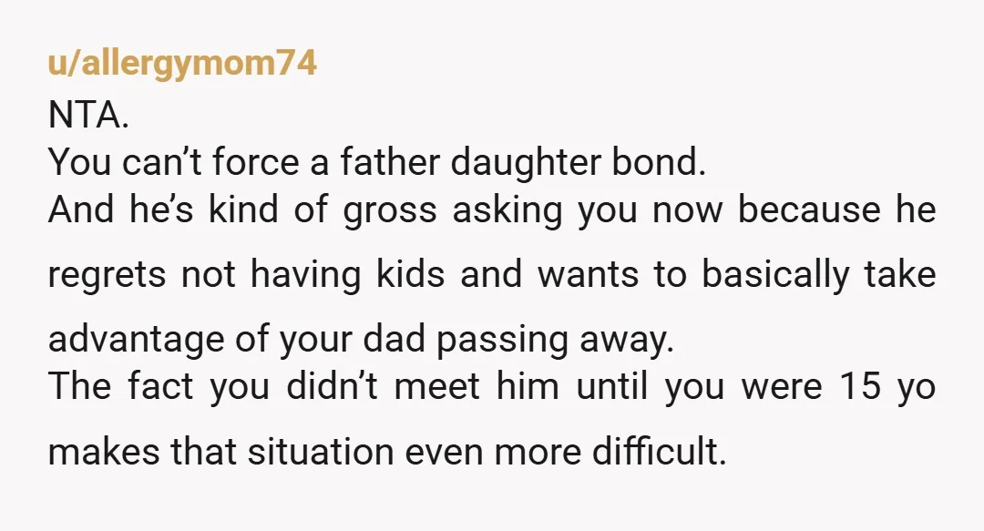 u/GroovyYaYa If she brings it up, you should point out that if he said he wanted to have this moment several years ago to her, that means he has had...