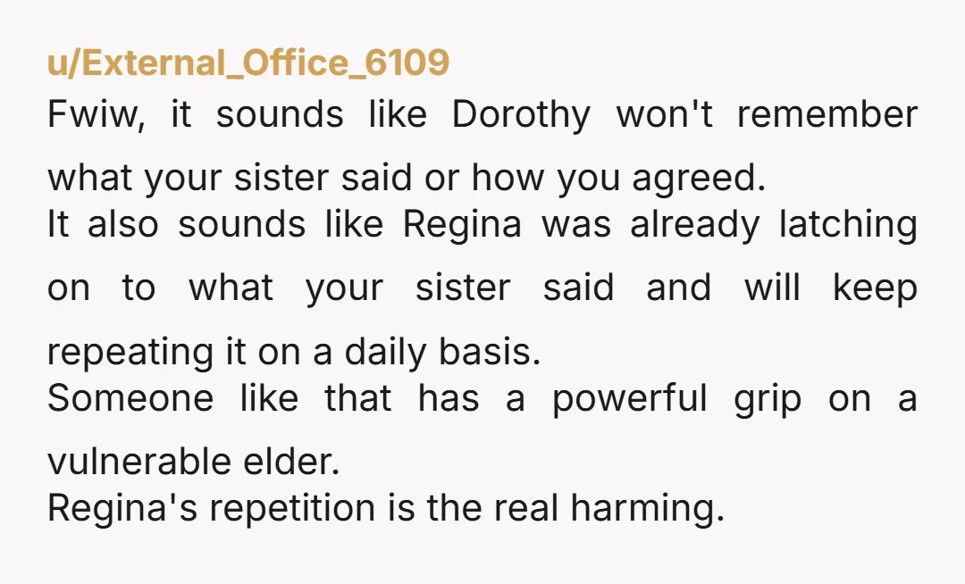 u/Lovelyone123-
Call elderly affairs on her. If you truly think she needs to he in a nursing home.
