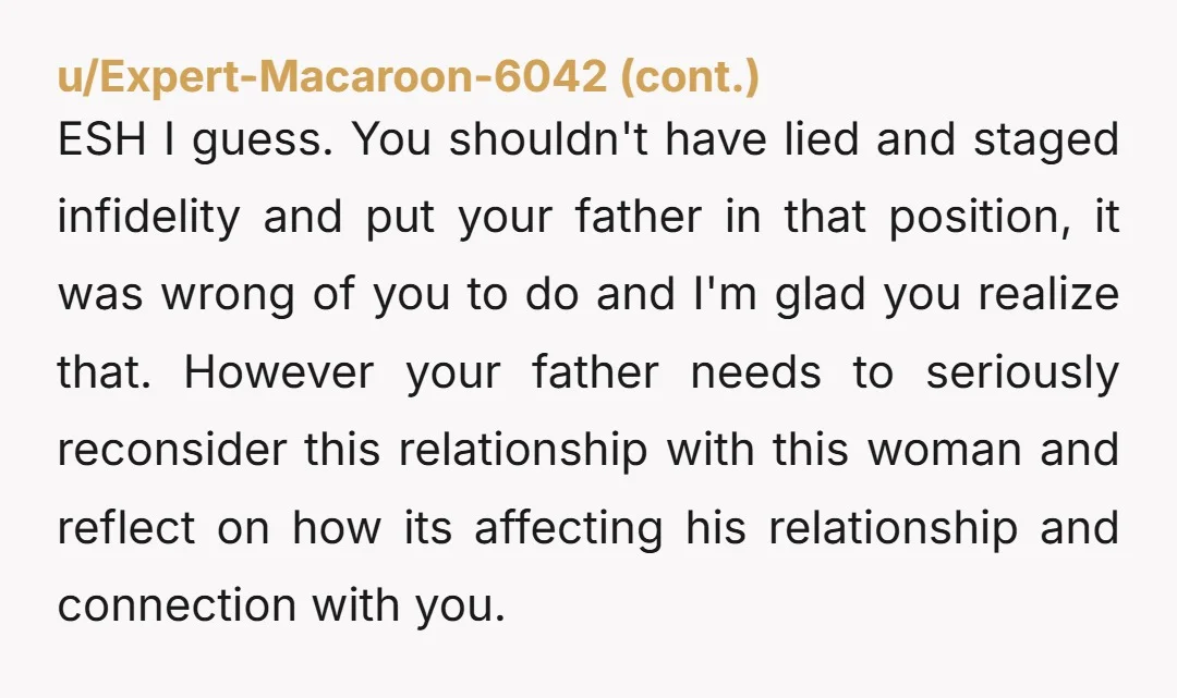 u/rvnesSV ESH. I would say both parties are in the wrong. Your stepson seems very unreasonable and volatile, but trying to breakup your parents marriage is wrong, Obviously I don't...
