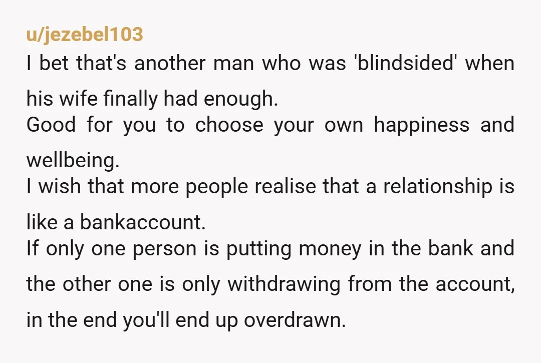 u/Stomach_Junior Think it was just the drop that filled the glass, who knows what other red flags he had. The fact that her Mother Day gift irked her so much...