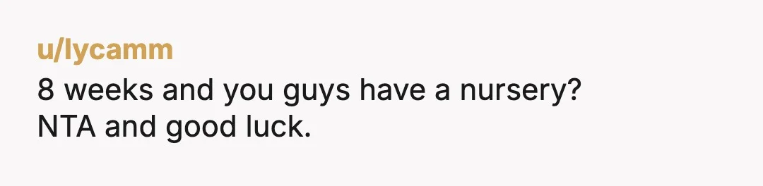 u/TheRealRedParadox Dude, drop this girl. Because if she's like this at 8 weeks then she is absolutely looking at pre or post partum psychosis. Like, murdering you in your sleep...