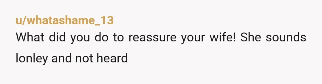 u/Critical-Bank5269 Sorry. But OP’s wife is actually right that after a partner cheats, the relationship is never the same and never as good as it was before the cheating. People...
