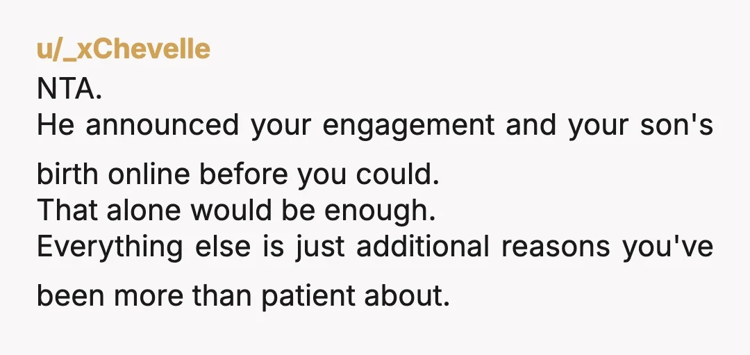 u/skatoulaki
Why would you want to marry into a lifetime of this drama?