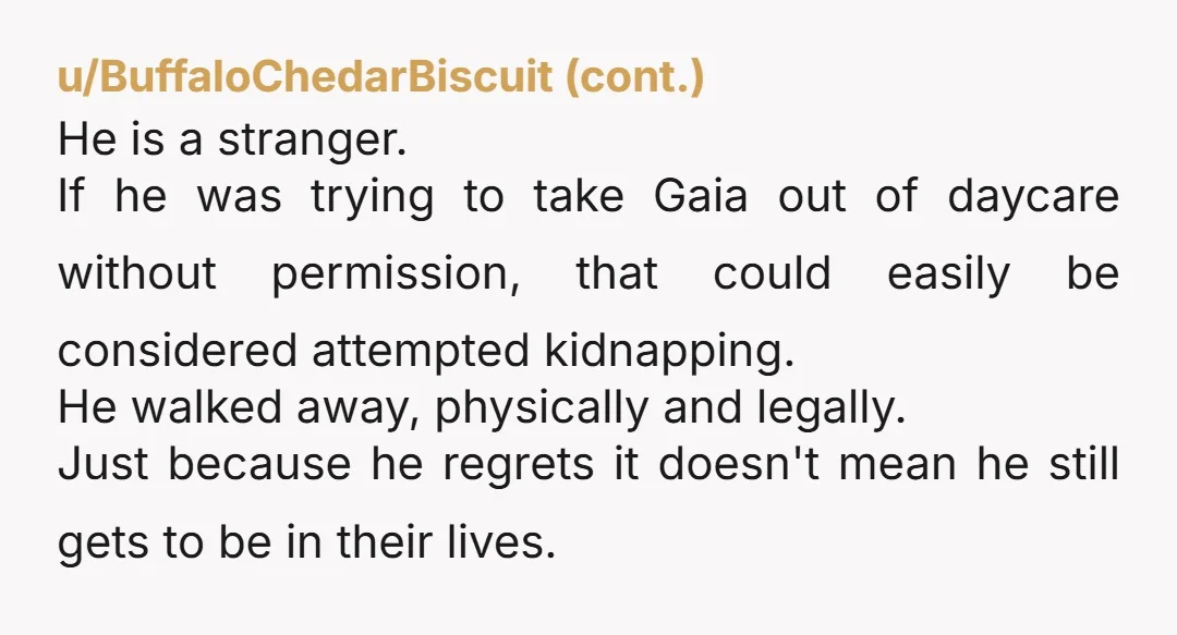 u/kaleidoscope_paradox NTA if he really "misses" them, he shouldn't had cut them off he abandoned them because she get another woman pregnant and ditch on you, I feel for your...