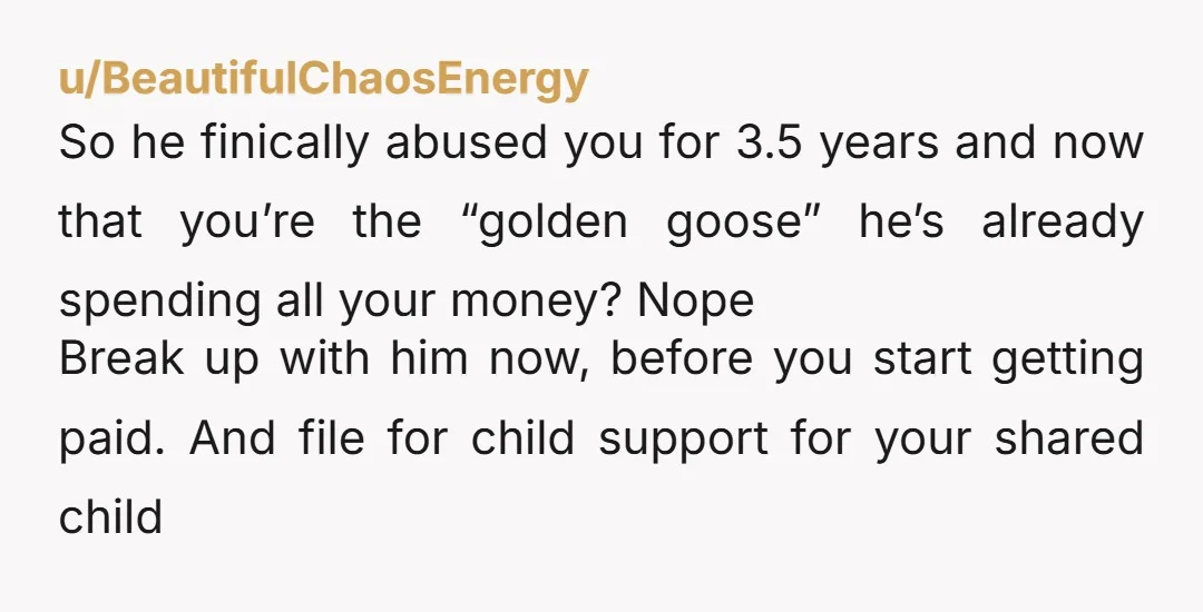 u/Large-Evidence-2479
pack it up! gather you and your children and go get your farmhouse. he’s selfish and entitled.