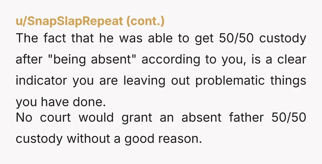 u/2thSprkler Love your children more than you hate your ex.