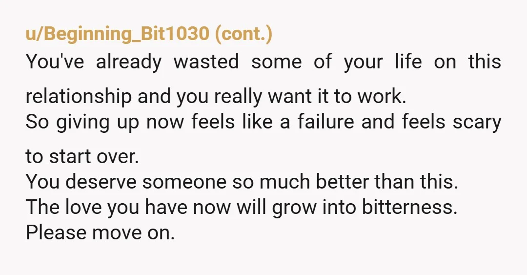 u/SweetEcho
He's not the one.
Do yourself a favour and remove him.
It's not worth it.
As psychologist Dr.
Ana said : Negative Relationships HURT More Than Positive Ones HEAL