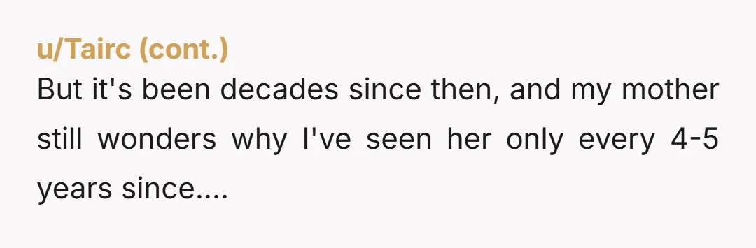 u/babydtheone
NTA.
If you watch the update you will find a good ending.
I watch them once and in awhile.
I give this story a B. 😂 😆 😝