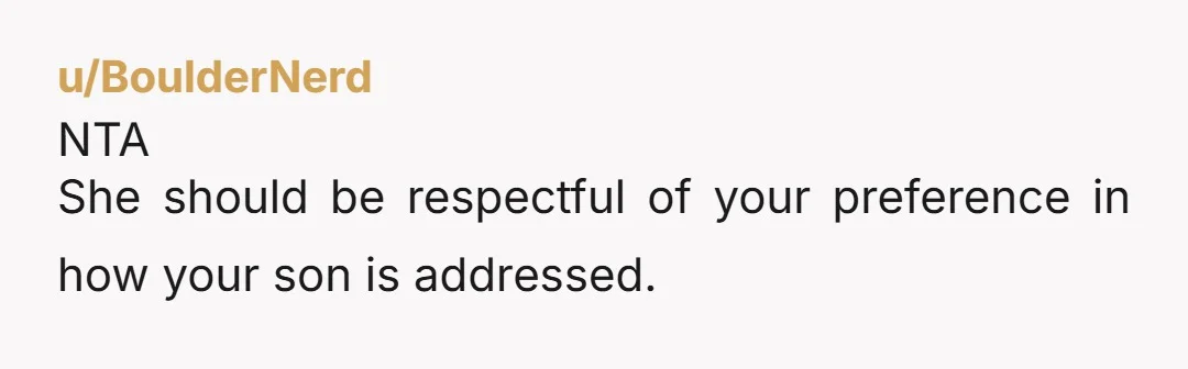 u/Mindless_Berry_4572
I am so confused.  SIL is TAH . I don't understand her obsession with said nickname.