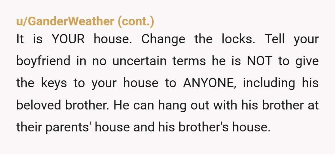 u/MyChoiceNotYours NTA tell her the next time her son hurts your dogs you'll press charges of animal cruelty against her and her son. Your boyfriend needs to step in and...