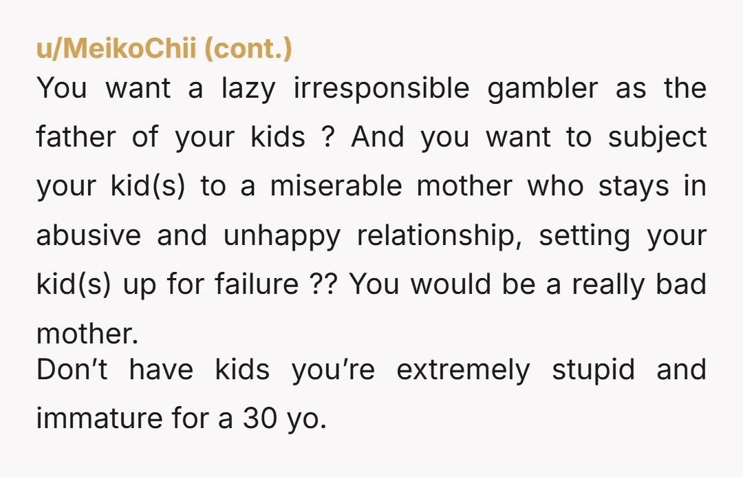 We still have about nine months left in our lease. I don’t want to give him an ultimatum, but I’m at the point where if I don’t see a major...