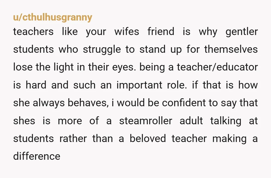 u/nanaworms Those people defending the teacher seem to not realize that the teacher literally went to college to learn how to look up and use references. This is just like...