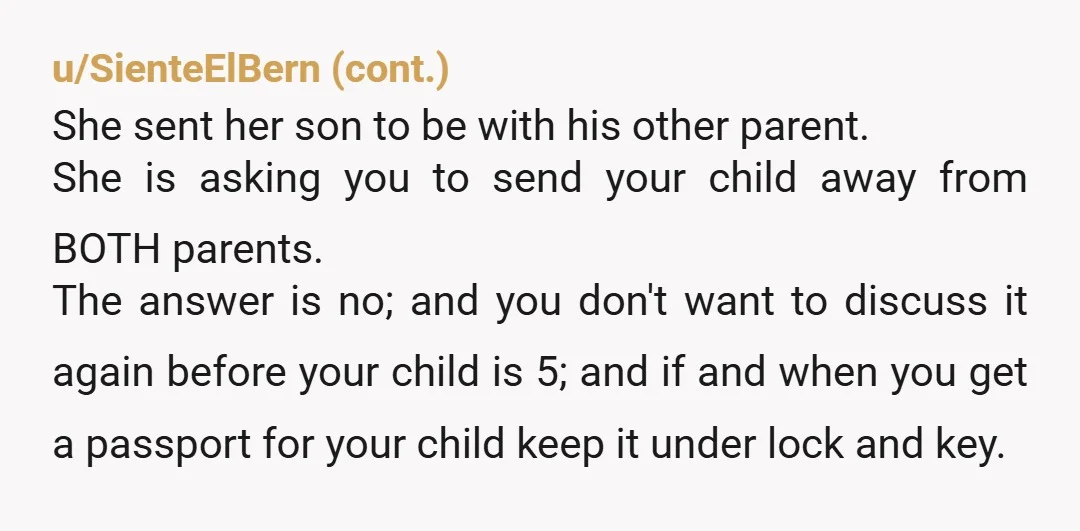 u/Single-Flamingo-33 Well, his mother sent him away at 3 years old. There is no reason to send your child when they are 1 yr old. Oh, and no reason you...