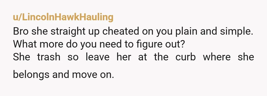 u/Enough-Pack7468 🚩She initially lied about him being a “big brother” to her (at least in normal circles we don’t have a FWB situation with siblings). 🚩During the 6 month overlap...