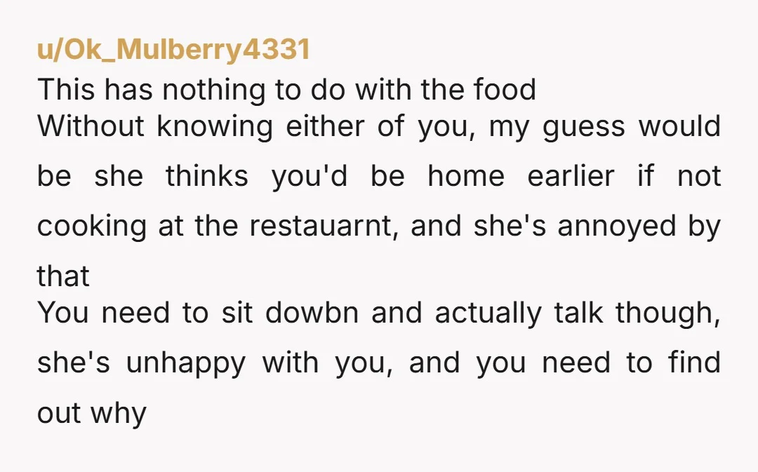 u/Common_Situation_885 The restaurant business is the hardest business to own. Majority of couples can’t withstand it because of the long hours especially once you take over fully and are the...