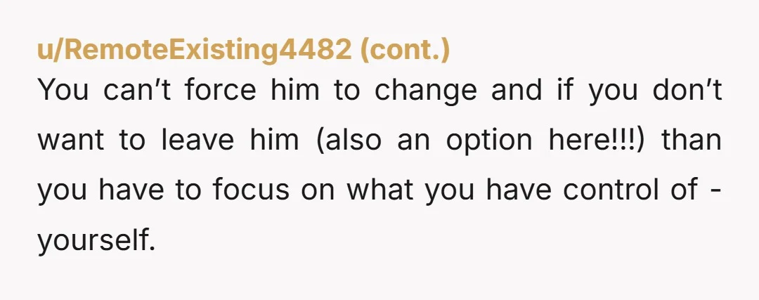 u/kasiagabrielle
To clarify, is he telling the truth when he's saying you were the one who wanted a child and he made you aware of his lifestyle expectations?