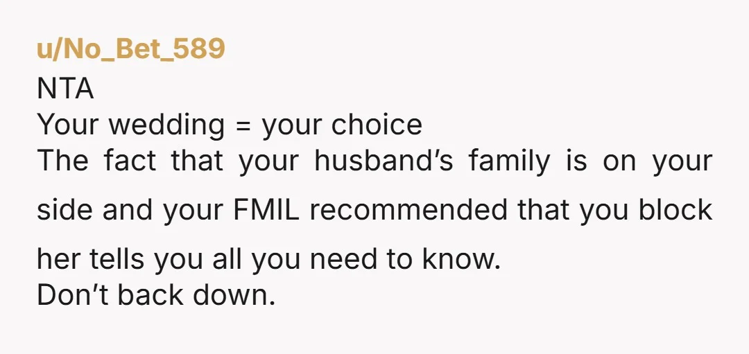 u/u2125mike2124 NTA If she wants her daughter to be a flower girl so badly, tell her to get married again she could have as many flower girls as she wants,...