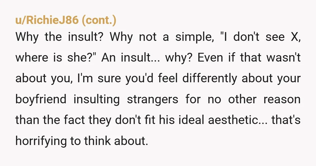 u/Politely_Pout818
other comments put what I wanna say in more articulate ways, but this all just made me so sad. you didn’t deserve that. :(