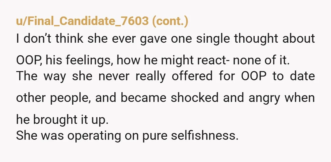 u/CummingInTheNile And thats why you dont reconcile with a cheater, theres a good chance that if they did once, theyll do it again, all they learned was to try and...