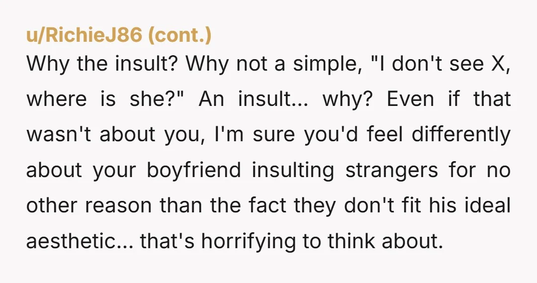 u/Politely_Pout818 other comments put what I wanna say in more articulate ways, but this all just made me so sad. you didn’t deserve that. :(