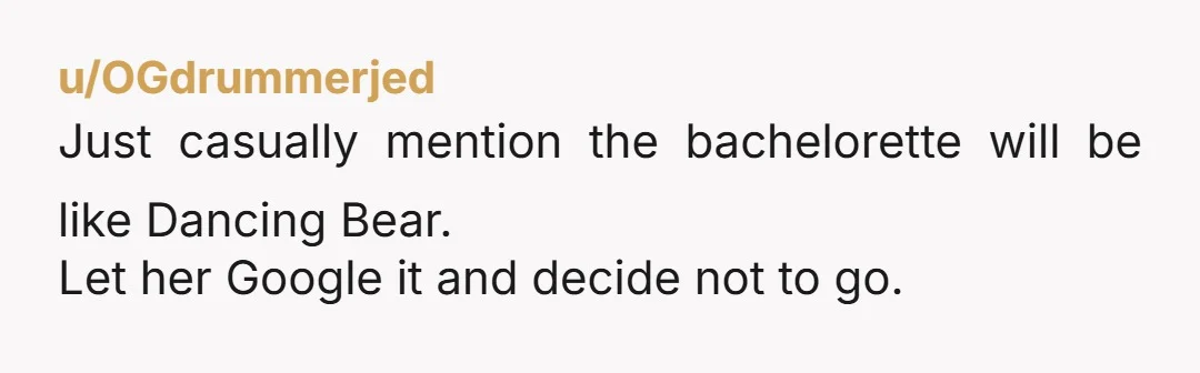 u/TeddiTheFreddi You’re an adult, you’re moving into an adult life. You just say no. You don’t have to be wishy washy, you just firmly i say “no, ha ha ha...