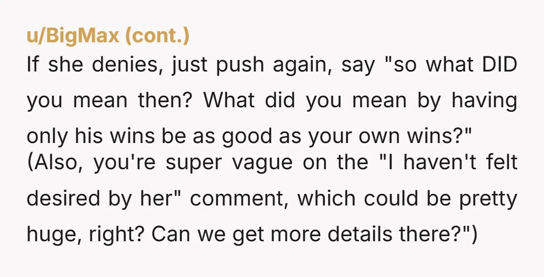u/Croatoan556 You are going to look back on this post one day and be like ‘what was I thinking?! All the signs were there! How did i not figure this...