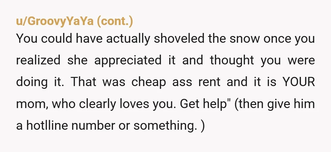 u/Inner-Confidence99 Now you know why you did not get a Thank you or I appreciate that. 