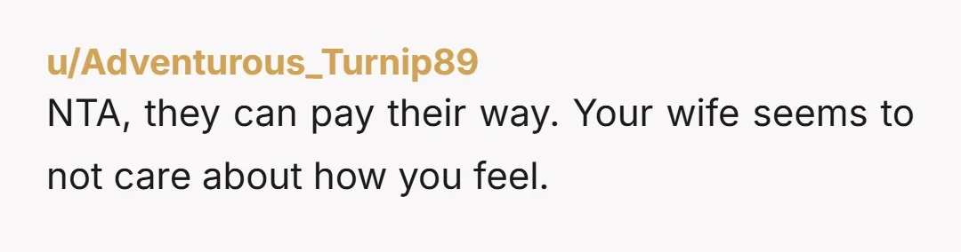u/Fit_Play_9448 There is this weird idea amongst the younger generation that their parents are obligated to support them after they become adults. I have no problem with helping my kids...