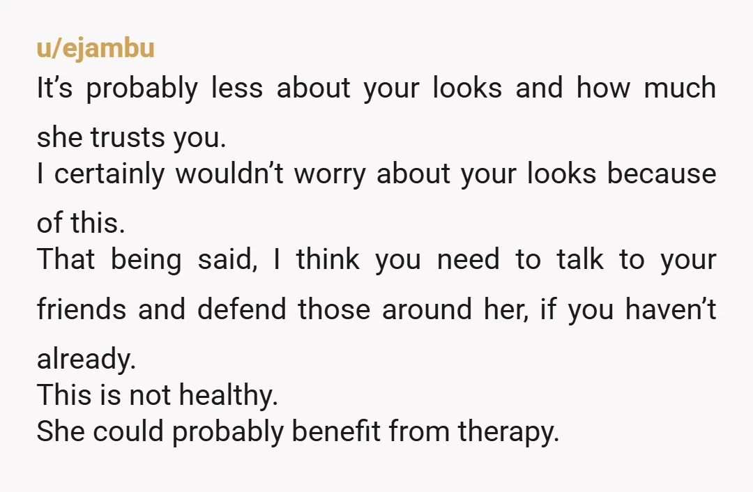 u/Masters_voice
I'm sorry for her husband. He will be under continuous suspicion and will constantly have to defend himself.