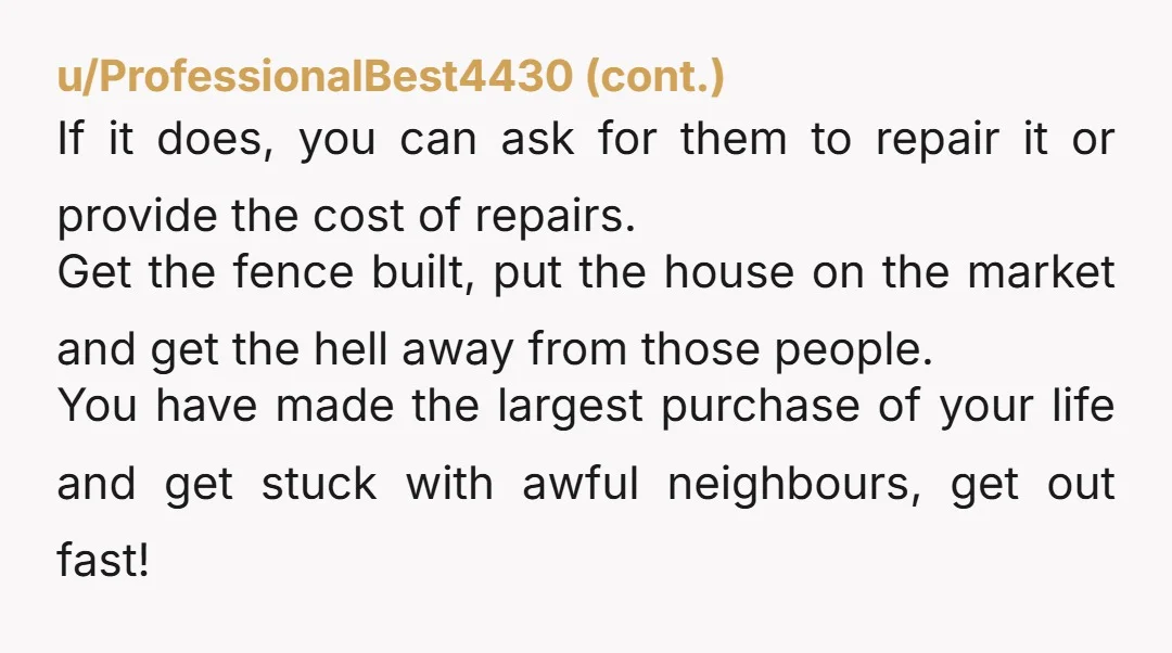 u/CatsMom4Ever NTA.  Your house. Put up whatever you want. I prefer PVC fencing myself.  Less maintenance. 