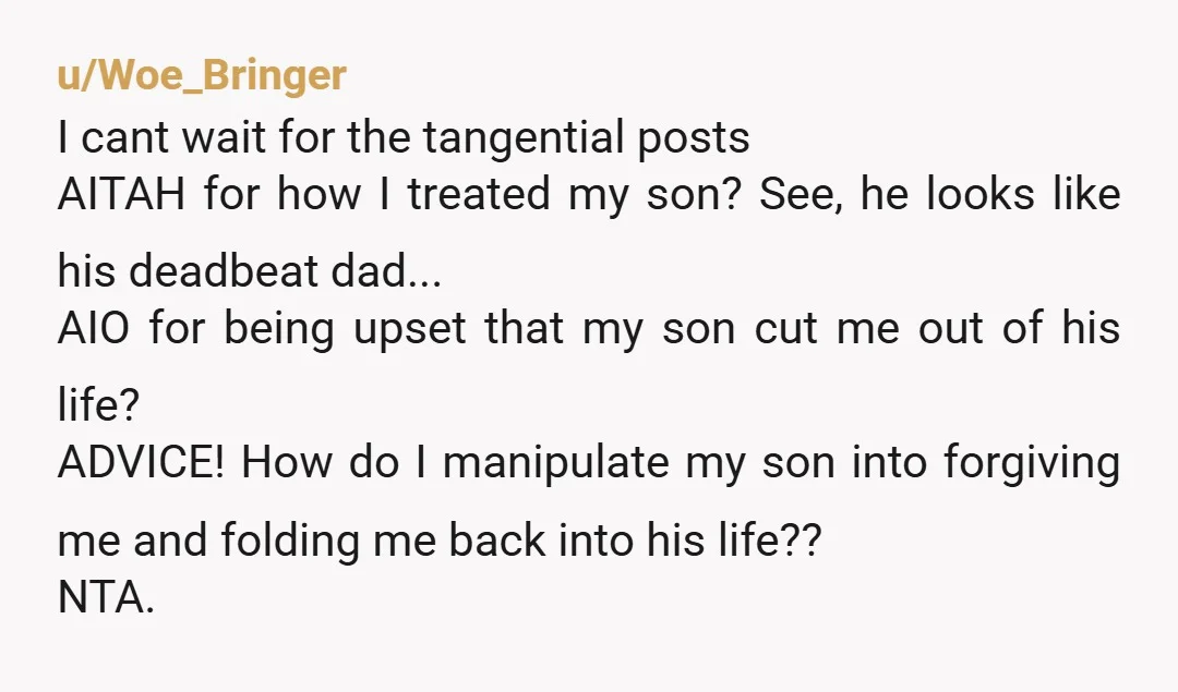 u/bizianka Sorry you have to deal with it, unfortunately, some people should have never been parents. It is not your fault she is this way, and whatever her problems are,...